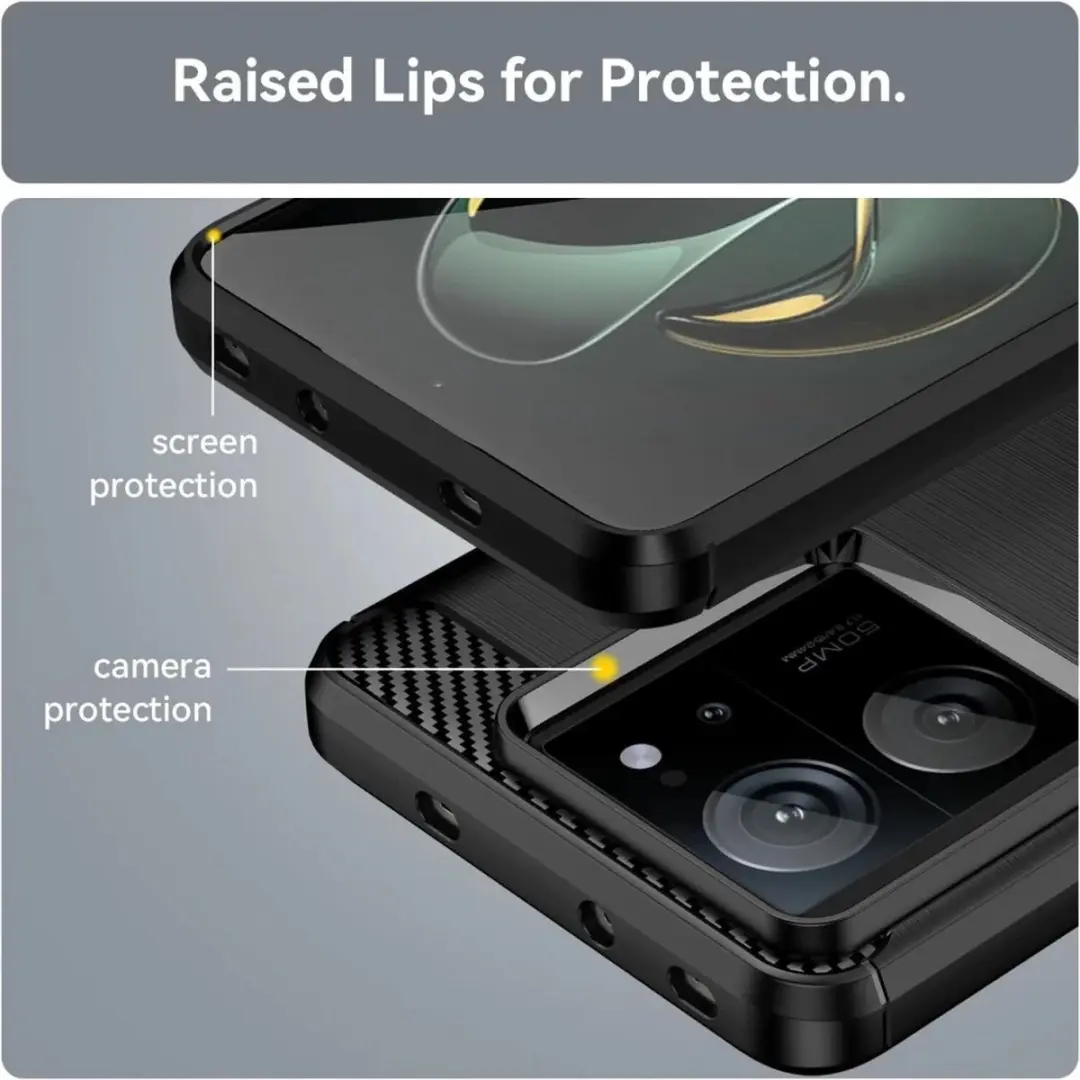 Selected TPU Hoesje Xiaomi 13T - Zwart - afbeelding 6 van 6