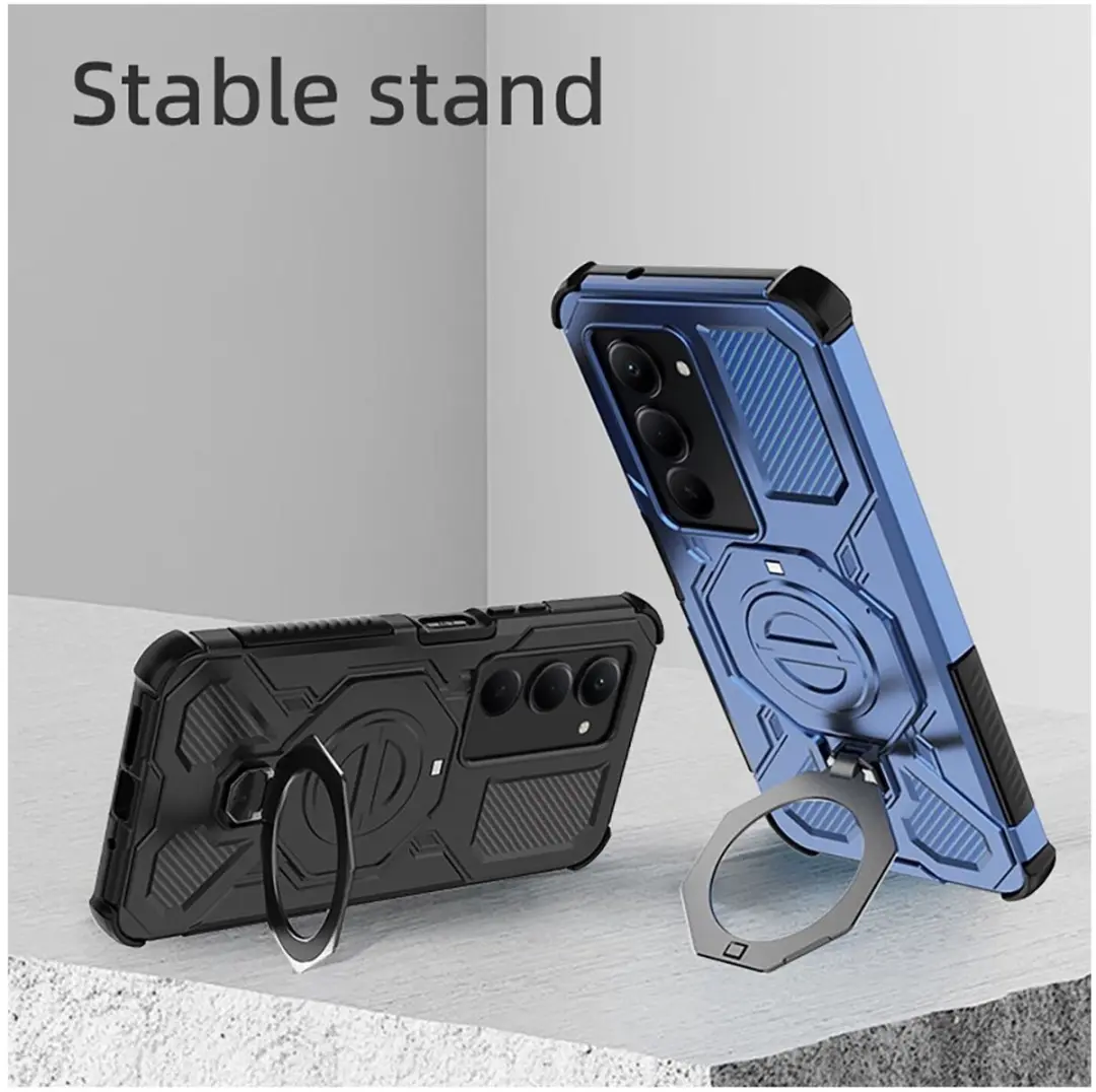 Selected Hoesje Xiaomi Redmi 15 MagSafe Blauw - 360° Draaibare Stand - afbeelding 6 van 6