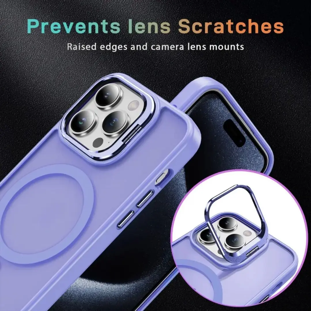 Selected Hoesje iPhone 14 Pro Max - Licht Paars - MagSafe & Qi2