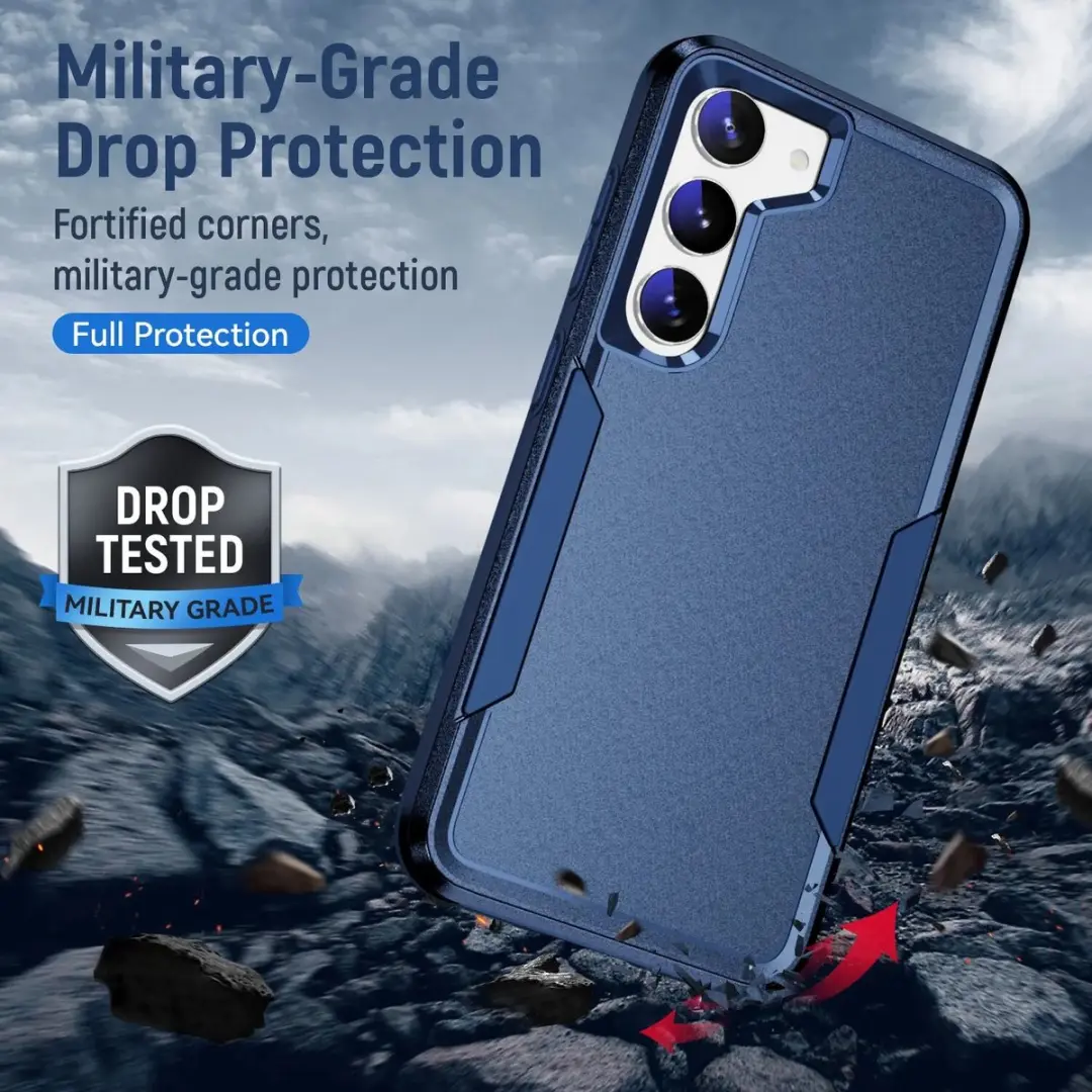 Selected Back Cover Samsung Galaxy S23 Blauw - Schokbestendig