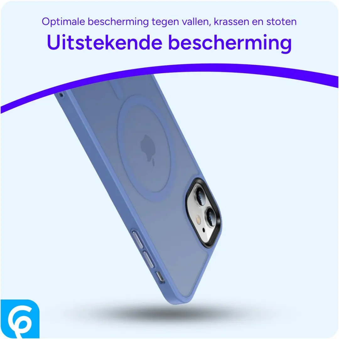 Selected Hoesje iPhone 11 MagSafe Blauw - Mat