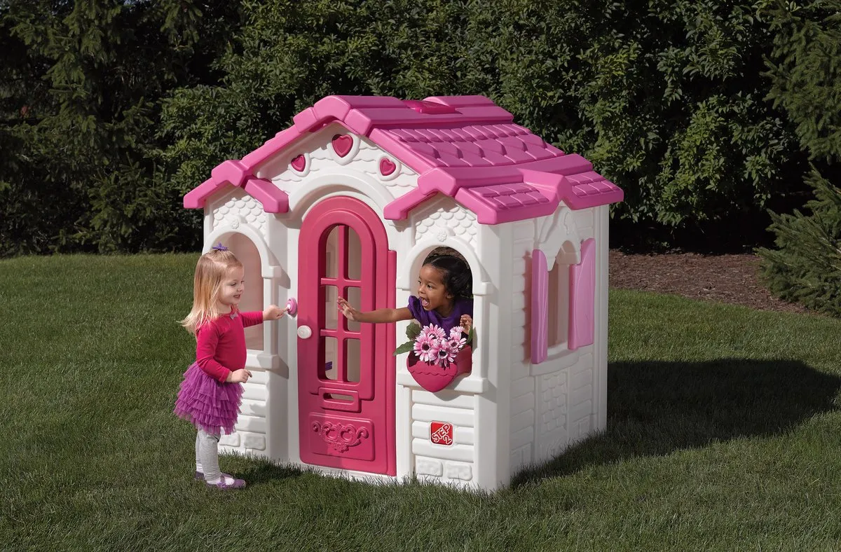 Step2 Sweetheart Speelhuis 242836 - Roze/Wit - afbeelding 6 van 6