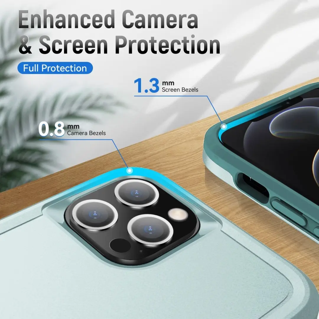 Selected Back Cover iPhone 13 Pro Max Rugged Hoesje - Groen