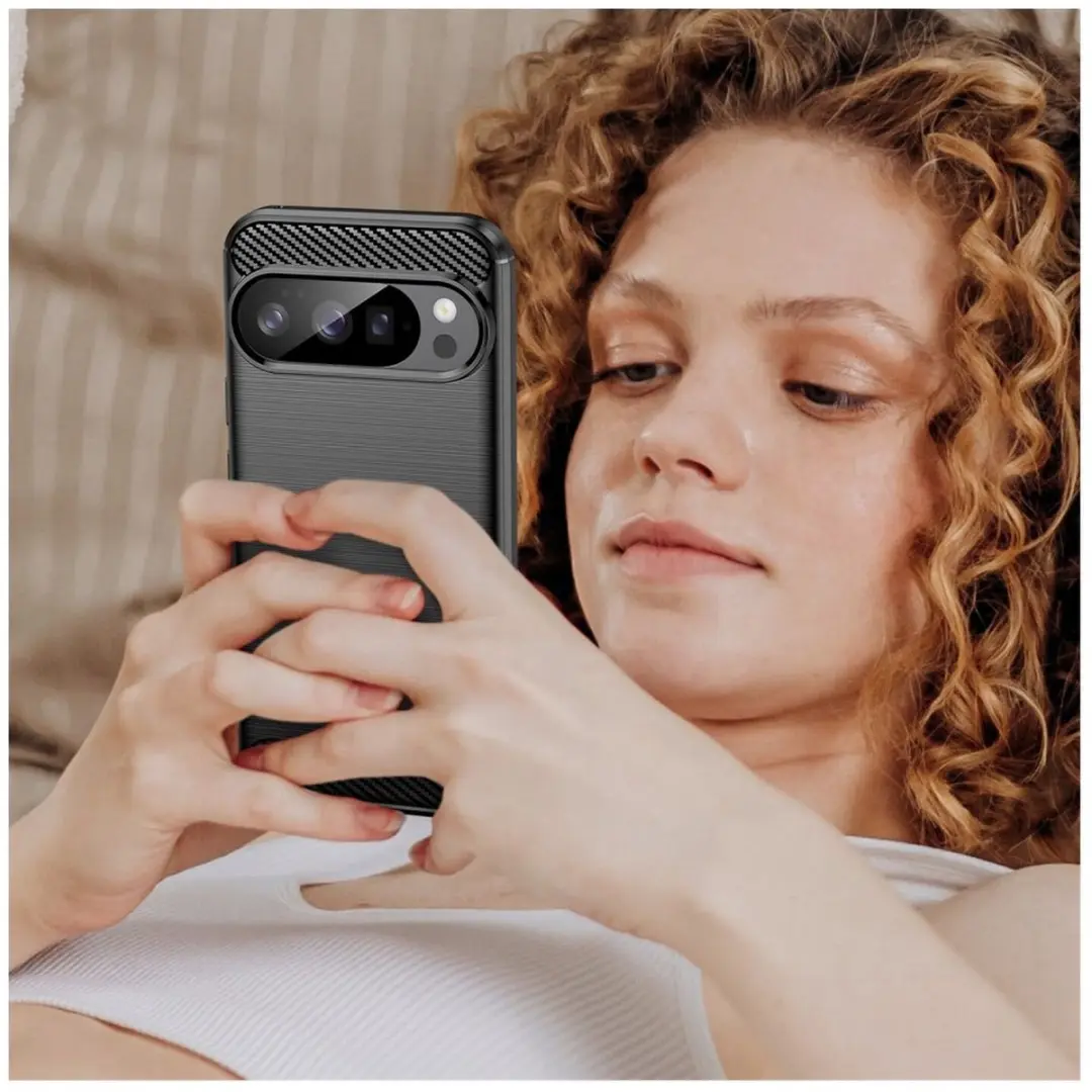Selected by GSMpunt.nl TPU Hoesje Google Pixel 10/10 Pro - Zwart