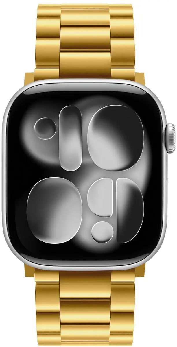 Selected SBG RVS Schakelbandje Apple Watch - Goud - 42/44/45/46/49mm - afbeelding 6 van 6