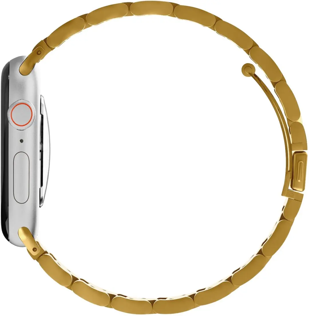 Selected SBG RVS Schakelbandje Apple Watch - Goud - 42/44/45/46/49mm
