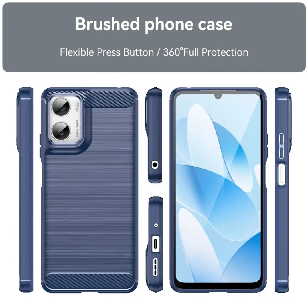 Selected TPU Hoesje Motorola Moto G06 Blauw