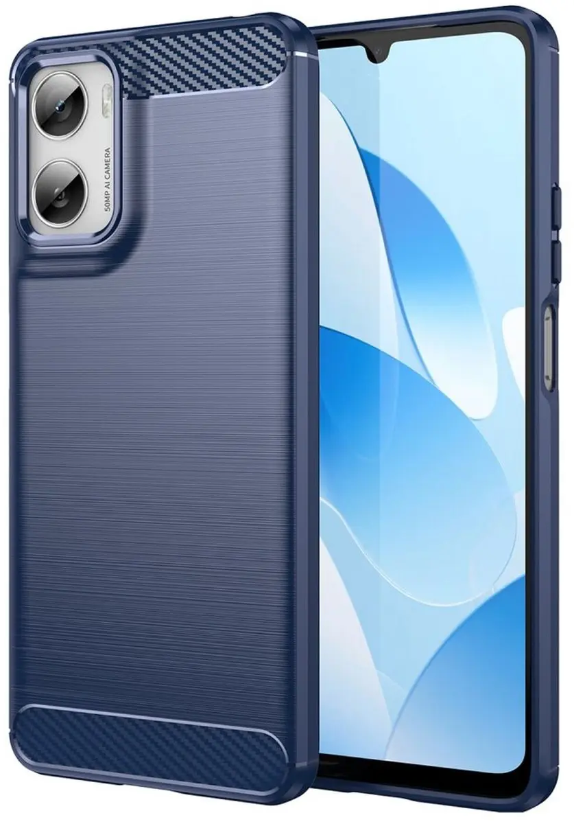 Selected TPU Hoesje Motorola Moto G06 Blauw