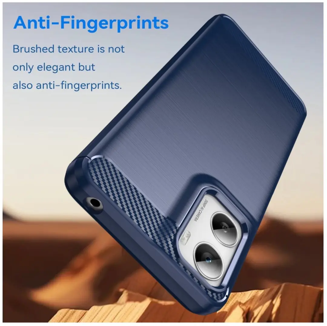 Selected TPU Hoesje Motorola Moto G06 Blauw - afbeelding 6 van 6