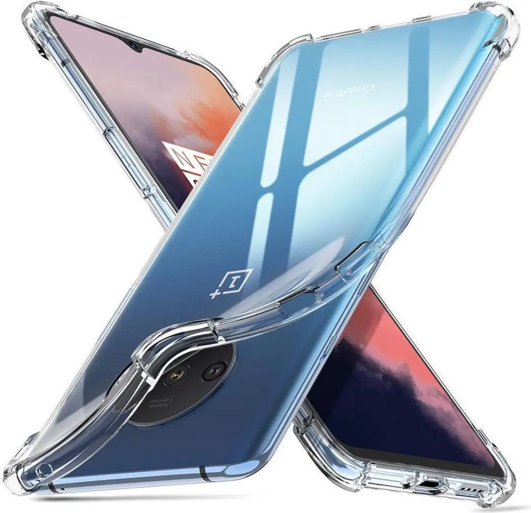 OnePlus 7T Schokbestendig Hoesje - Transparant