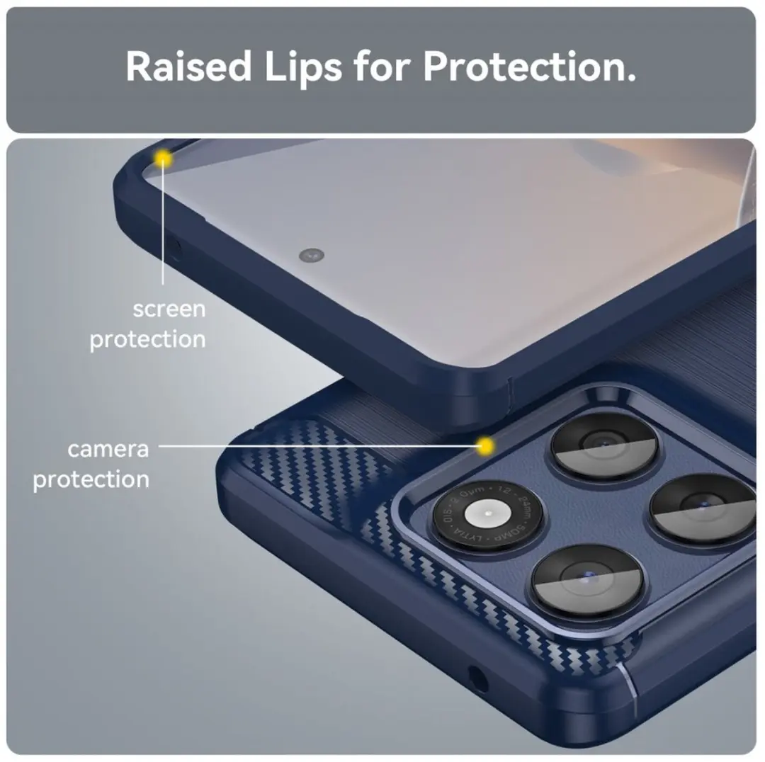 Selected TPU Hoesje Motorola Edge 60 - Blauw