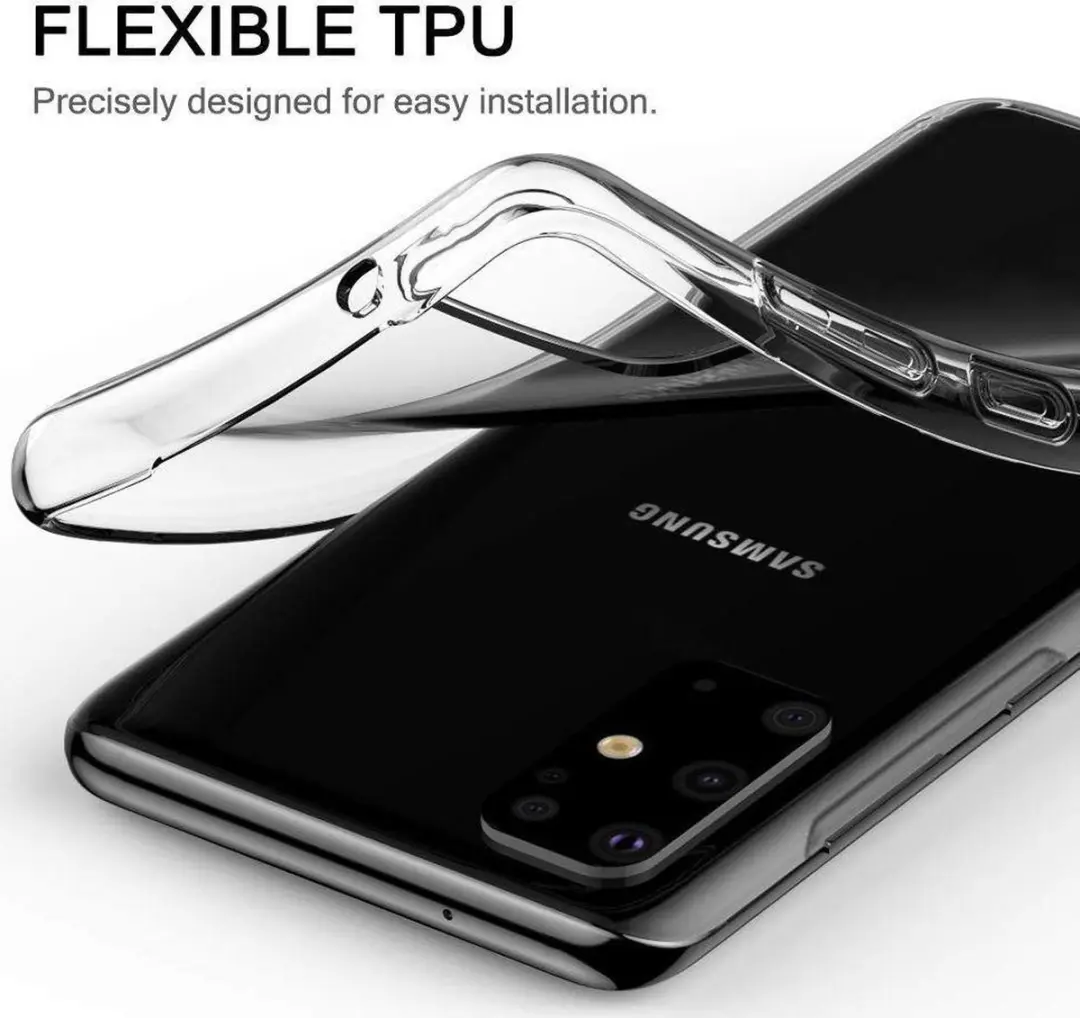 Selected Transparant TPU Hoesje Samsung Galaxy S20 Plus