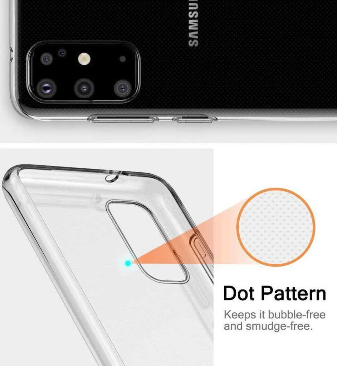 Selected Transparant TPU Hoesje Samsung Galaxy S20 Plus