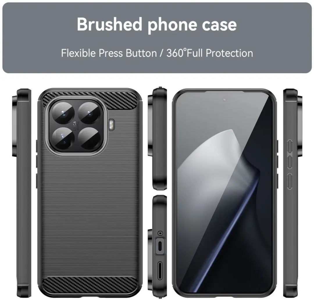 Selected TPU Hoesje Xiaomi 15T Pro - Zwart - afbeelding 6 van 6