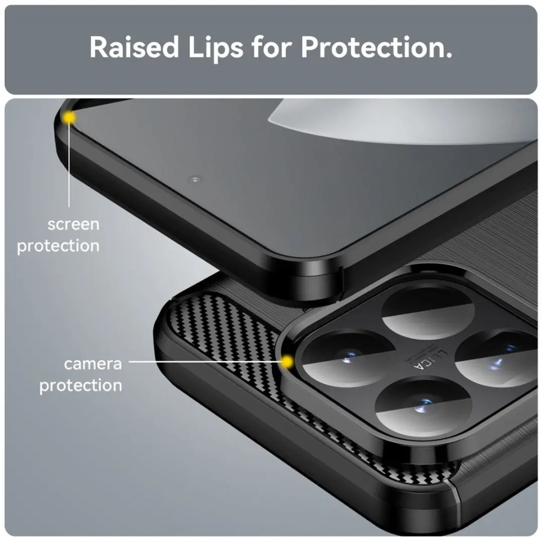 Selected TPU Hoesje Xiaomi 15T Pro - Zwart