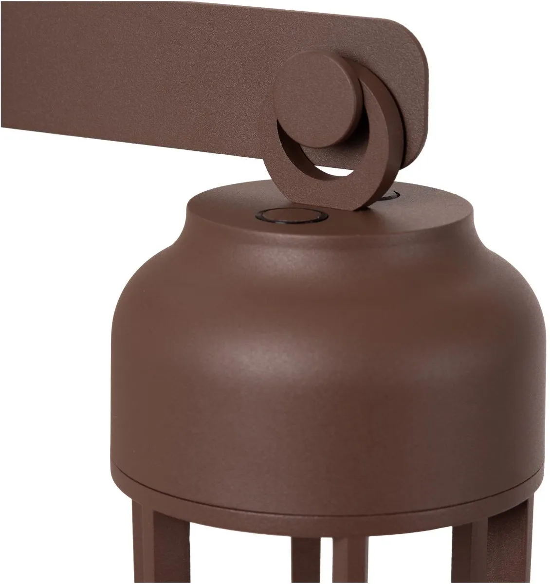 Lucide WELLS Oplaadbare Wandlamp Ø10cm - Roestbruin