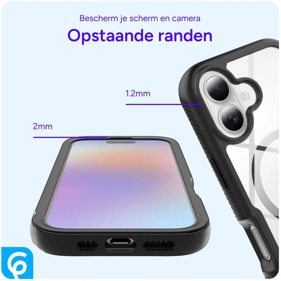 Selected by GSMpunt Apple iPhone 17 Hoesje - MagSafe Full Protect - Zwart
