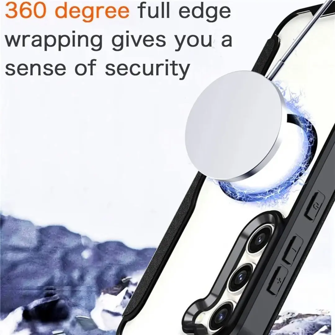 Samsung Galaxy S23 Portemonnee Hoesje - MagSafe - Zwart