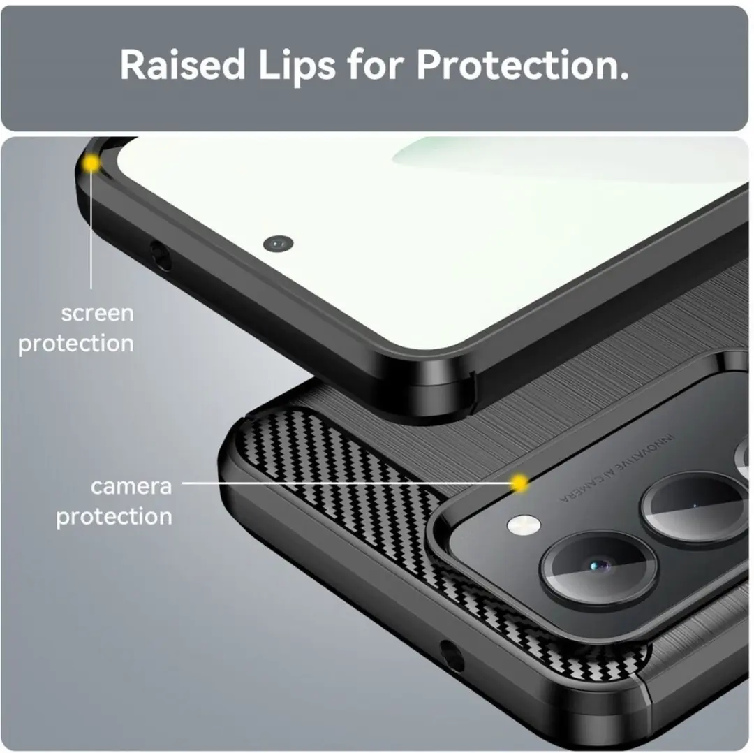 Selected TPU Hoesje Xiaomi Redmi 15C - Zwart