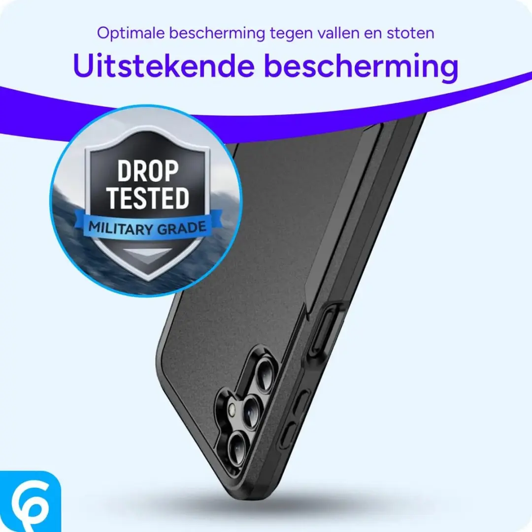 Selected Schokbestendige Rugged Hoes Samsung Galaxy A14 - Zwart - afbeelding 6 van 6