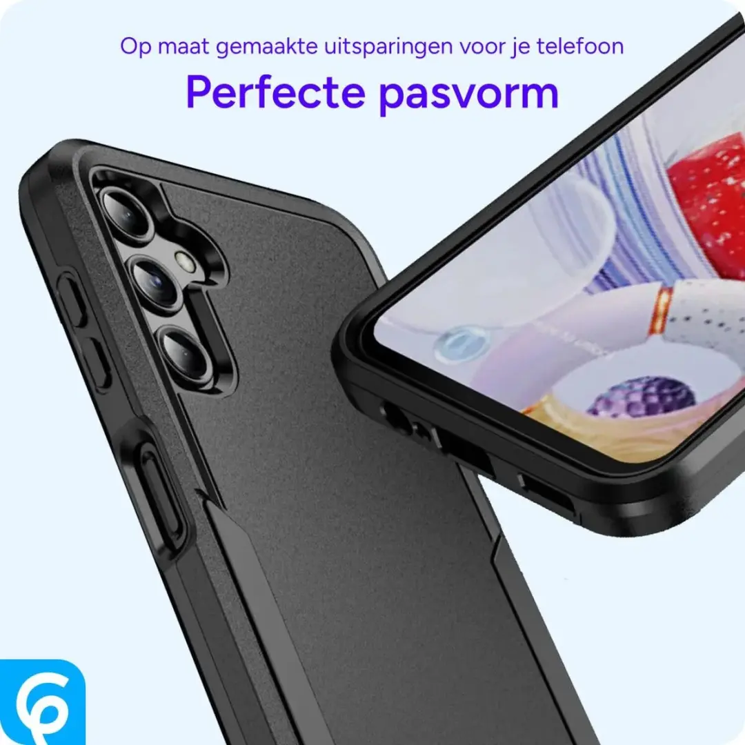Selected Schokbestendige Rugged Hoes Samsung Galaxy A14 - Zwart