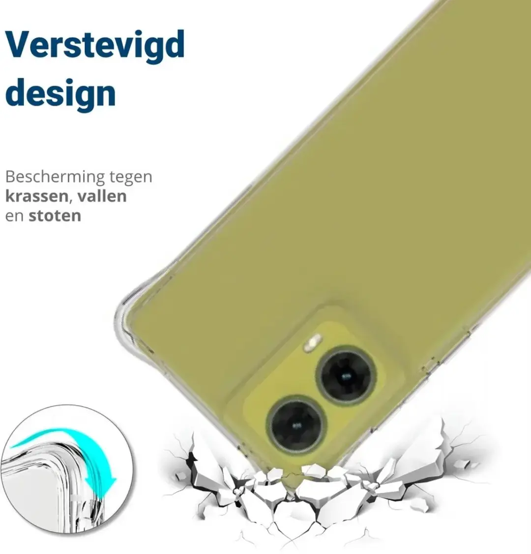 Selected Transparant Hoesje Motorola Moto G85 - Schokbestendig