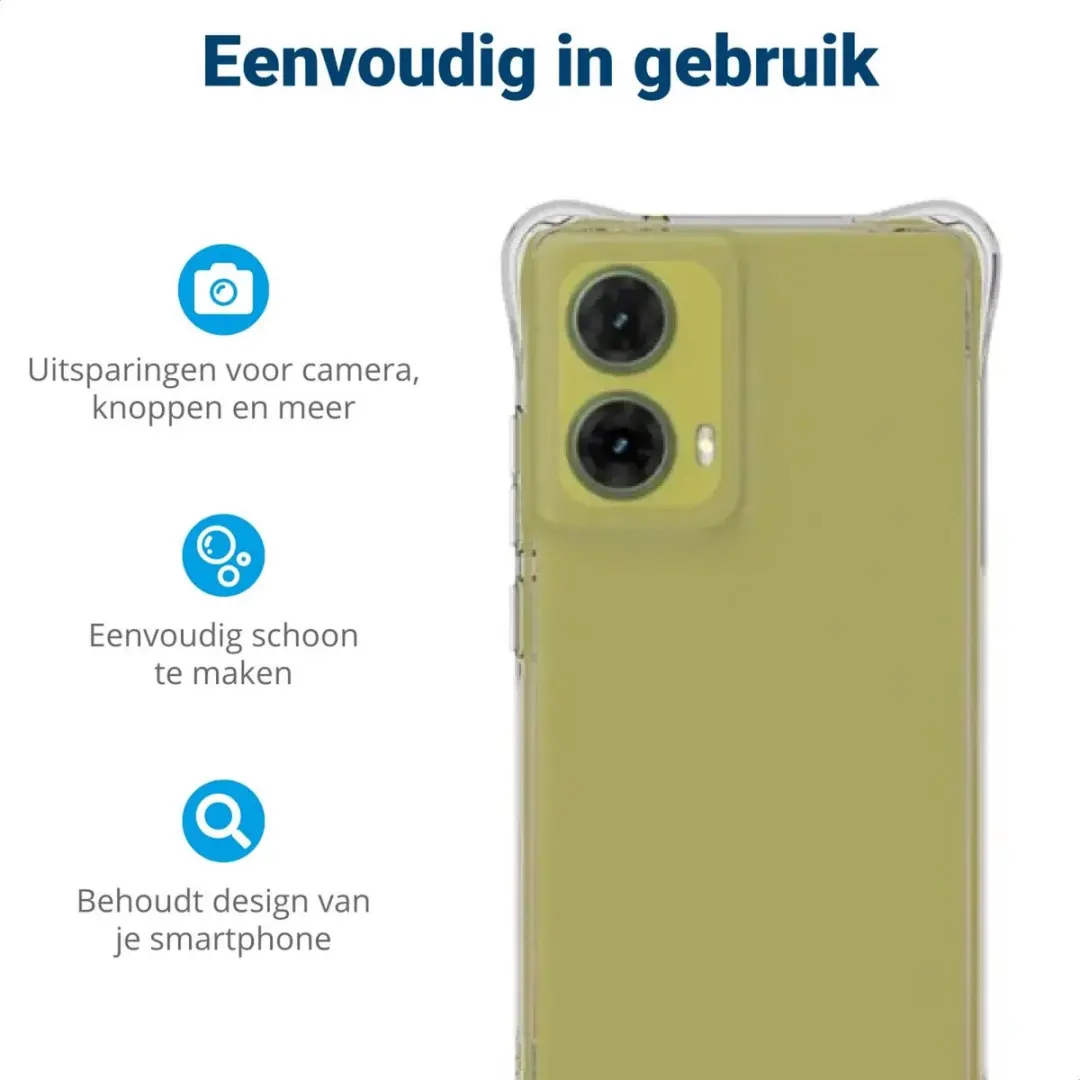 Selected Transparant Hoesje Motorola Moto G85 - Schokbestendig