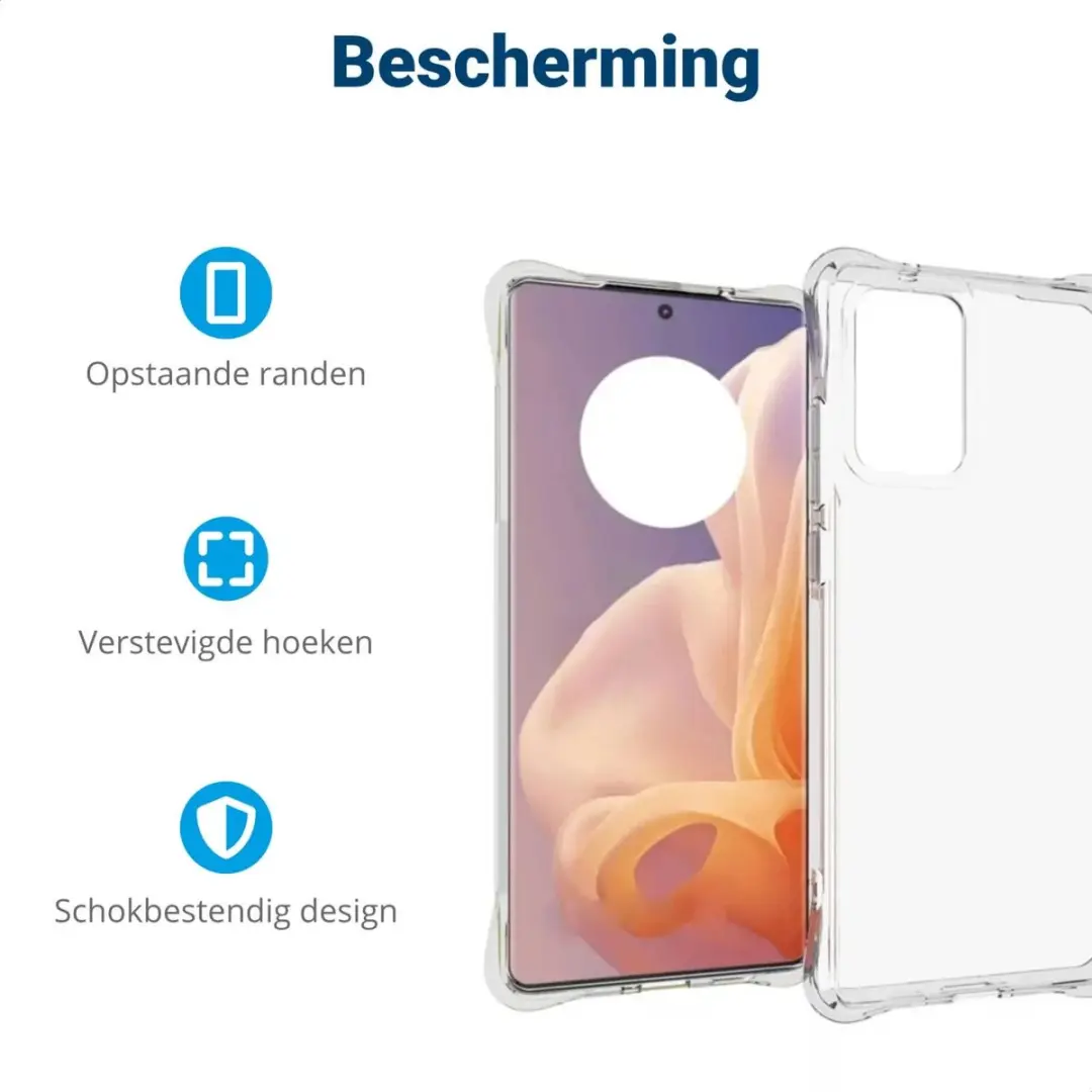 Selected Transparant Hoesje Motorola Moto G85 - Schokbestendig - afbeelding 6 van 6