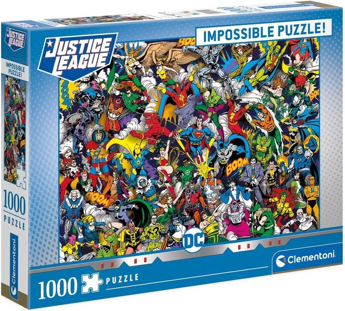Clementoni Impossible DC Justice League Puzzel 1000 Stuks - Multi