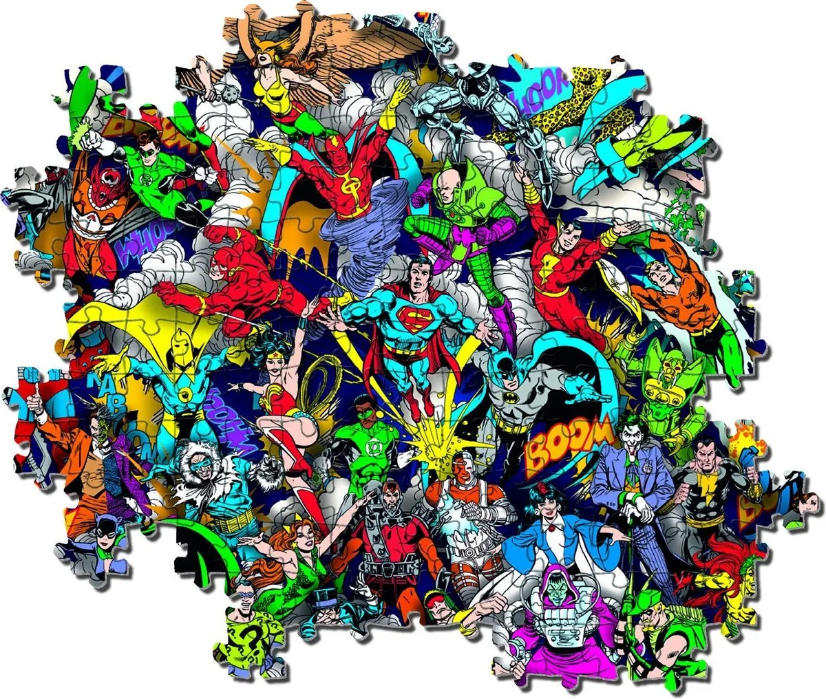 Clementoni Impossible DC Justice League Puzzel 1000 Stuks - Multi