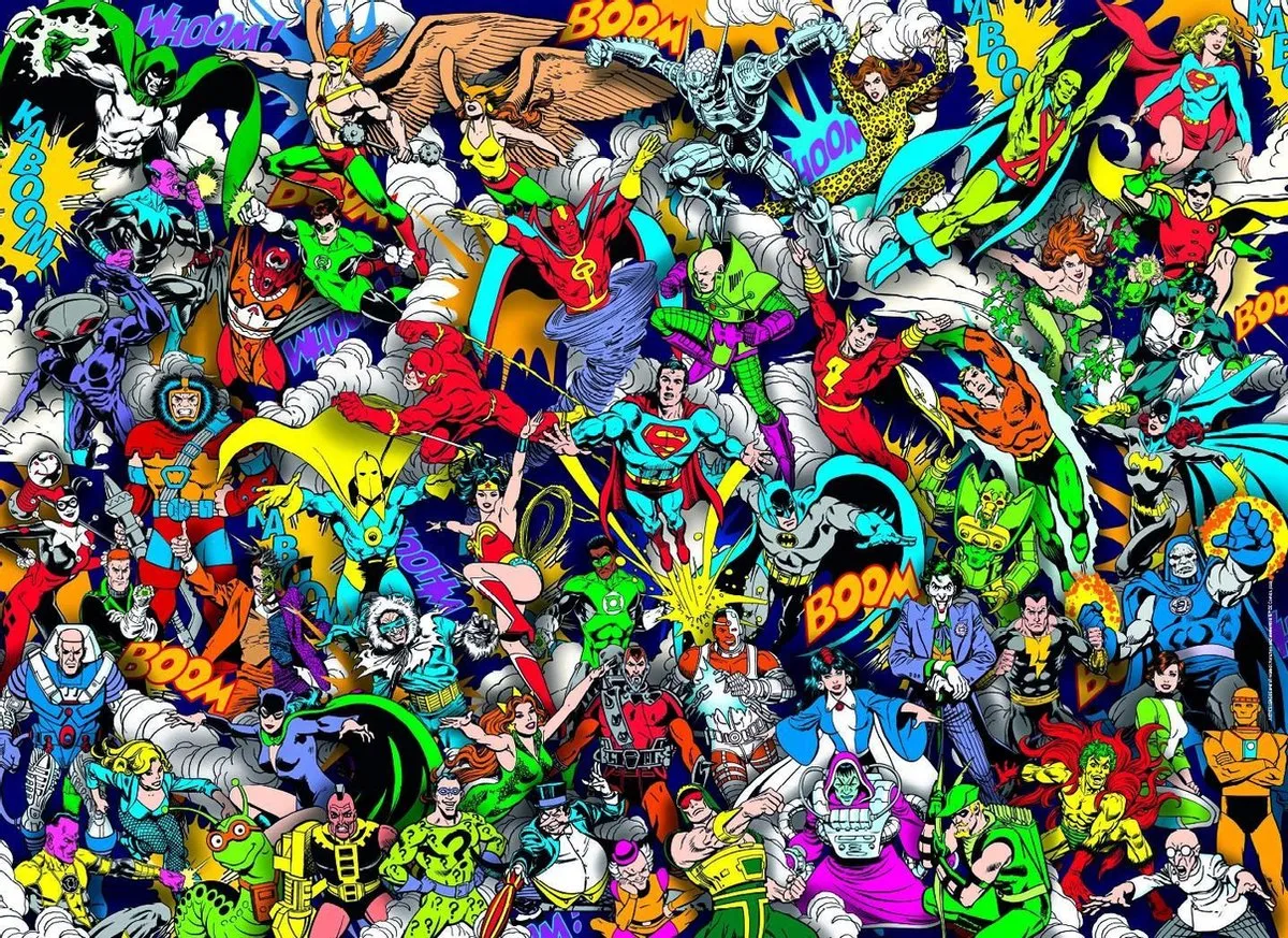 Clementoni Impossible DC Justice League Puzzel 1000 Stuks - Multi