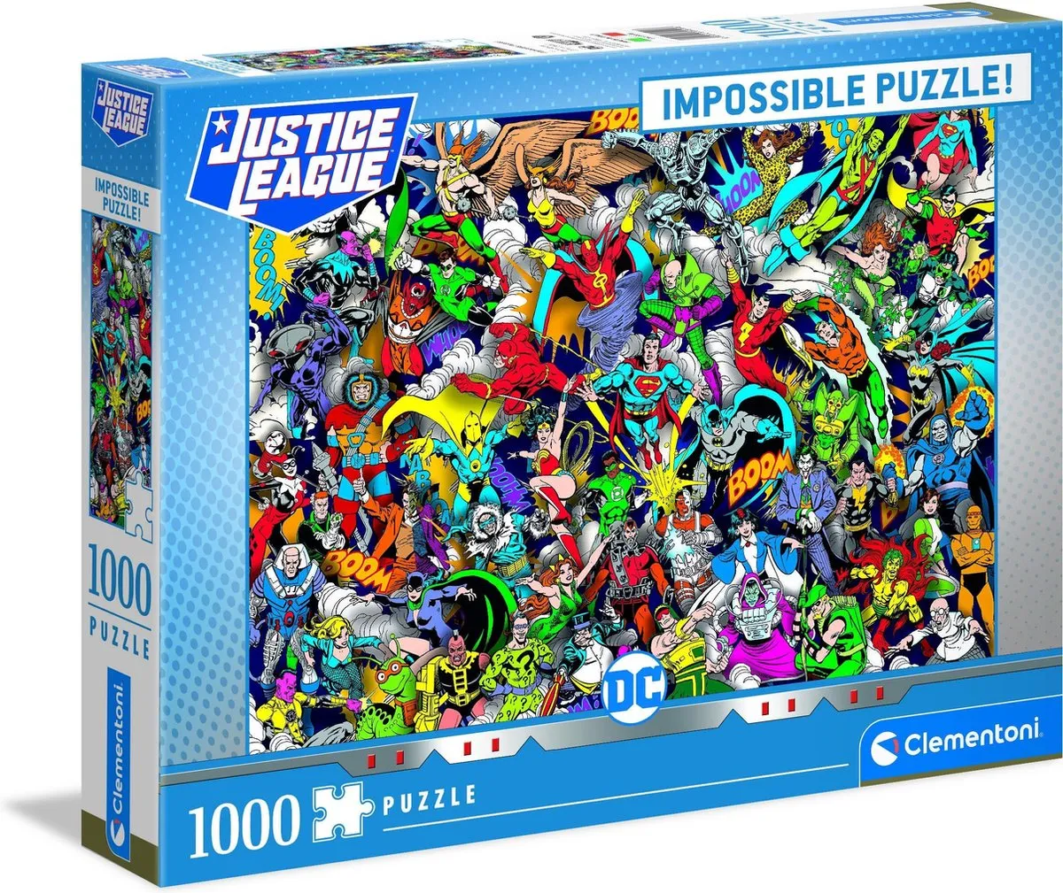 Clementoni Impossible DC Justice League Puzzel 1000 Stuks