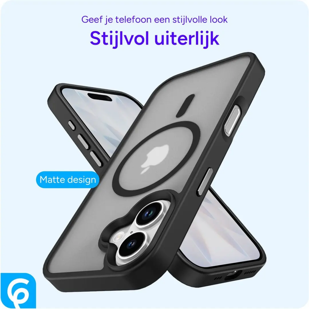 Selected iPhone 17 MagSafe Hoesje - Mat Zwart