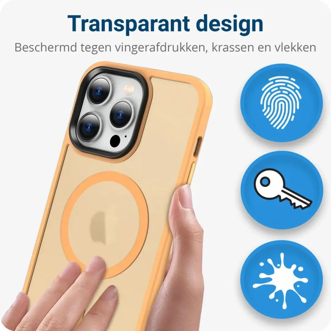 Selected Hoesje Apple iPhone 14 Pro MagSafe - Oranje