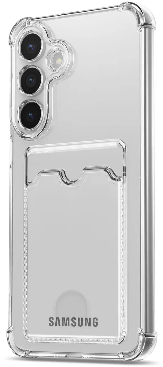 Selected Transparant Hoesje Samsung Galaxy S25 FE - Pasjeshouder