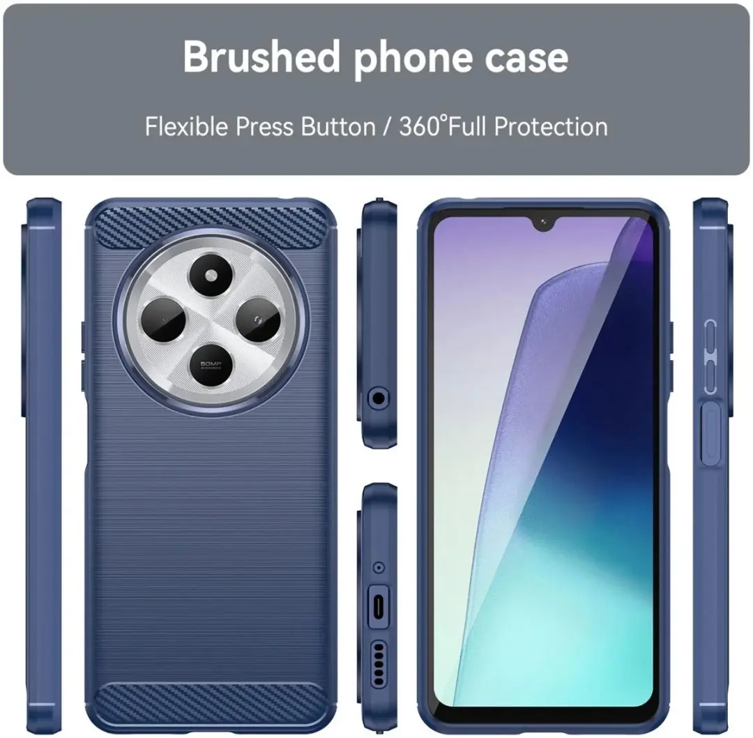 Selected by GSMpunt Xiaomi Redmi 14C Hoesje Blauw - TPU