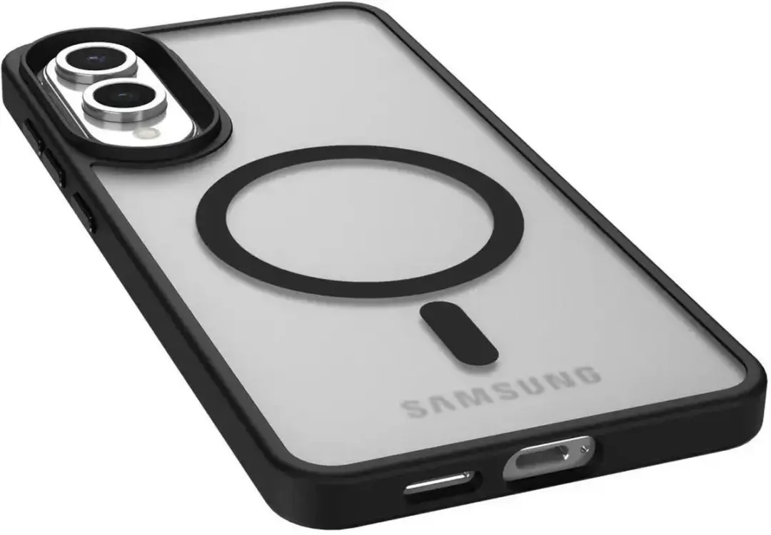 Selected Hoesje Samsung Galaxy S25 Edge - MagSafe - Mat Zwart