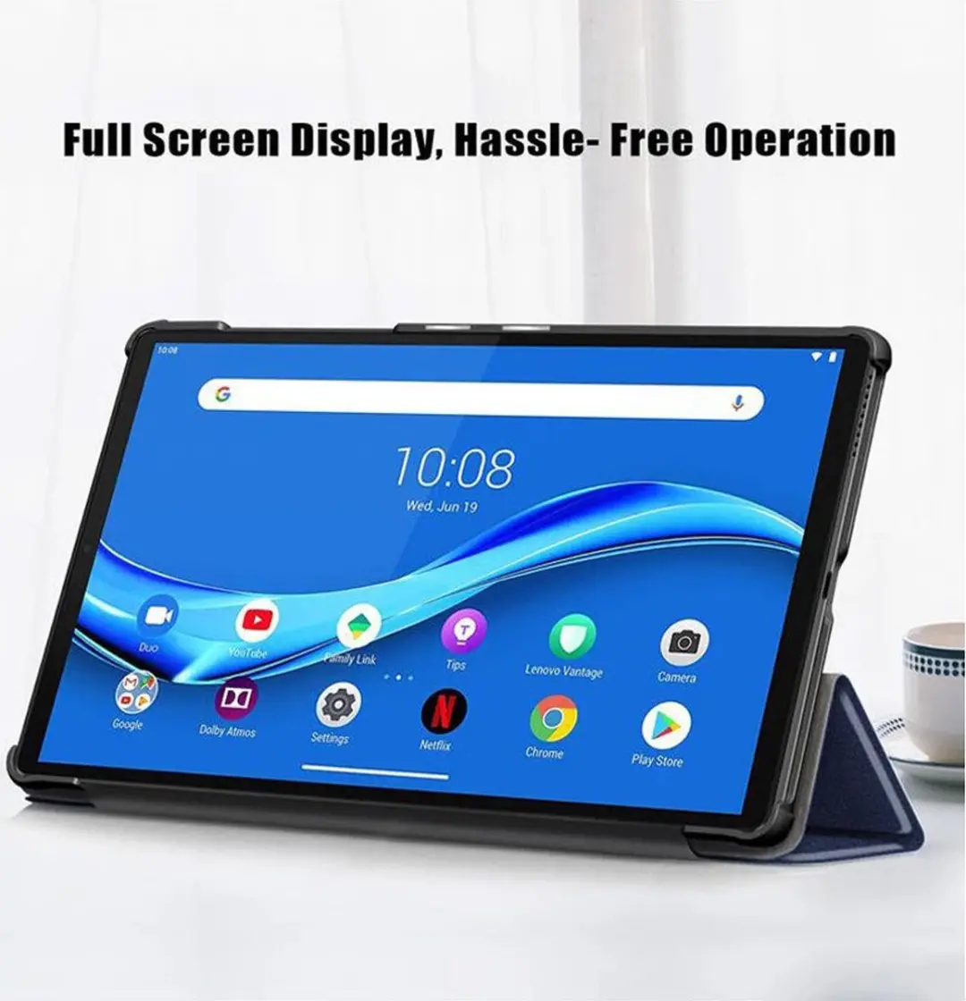 Selected Lenovo Tab M10 Gen 3 Book Case Hoes - Blauw