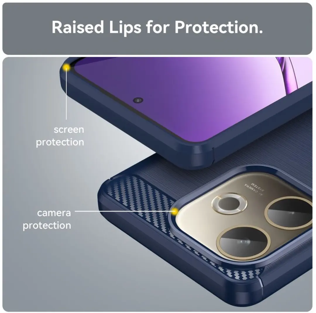 Selected TPU Hoesje Oppo A5 Pro - Blauw - afbeelding 6 van 6