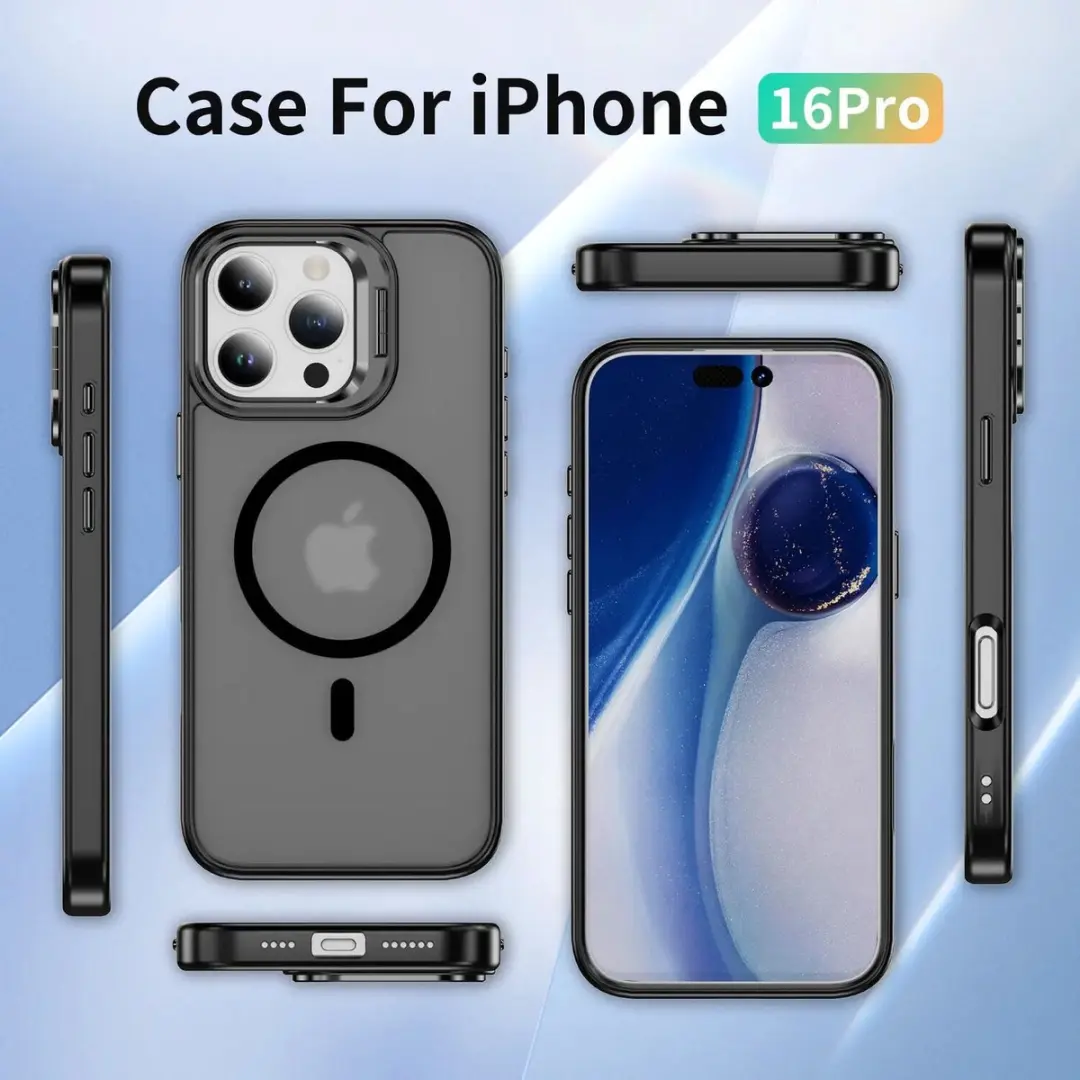 Selected by GSMpunt Hoesje iPhone 16 Pro - MagSafe & Qi2 - Zwart