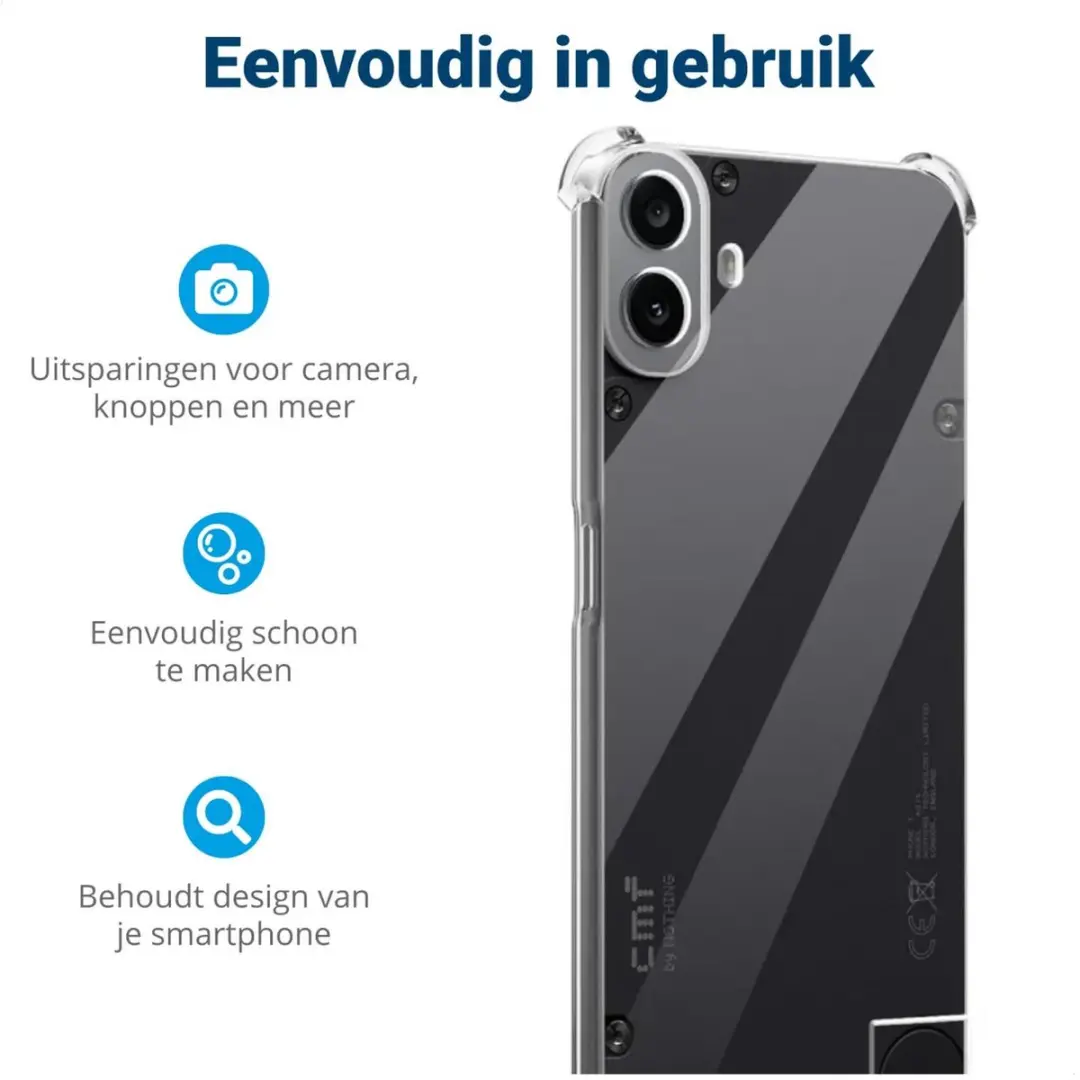 Selected Transparant Hoesje Nothing CMF Phone 2 Pro - Schokbestendig