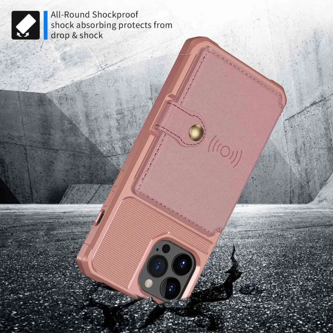 Selected Portemonnee Hoesje iPhone 14 Pro Max - Roze