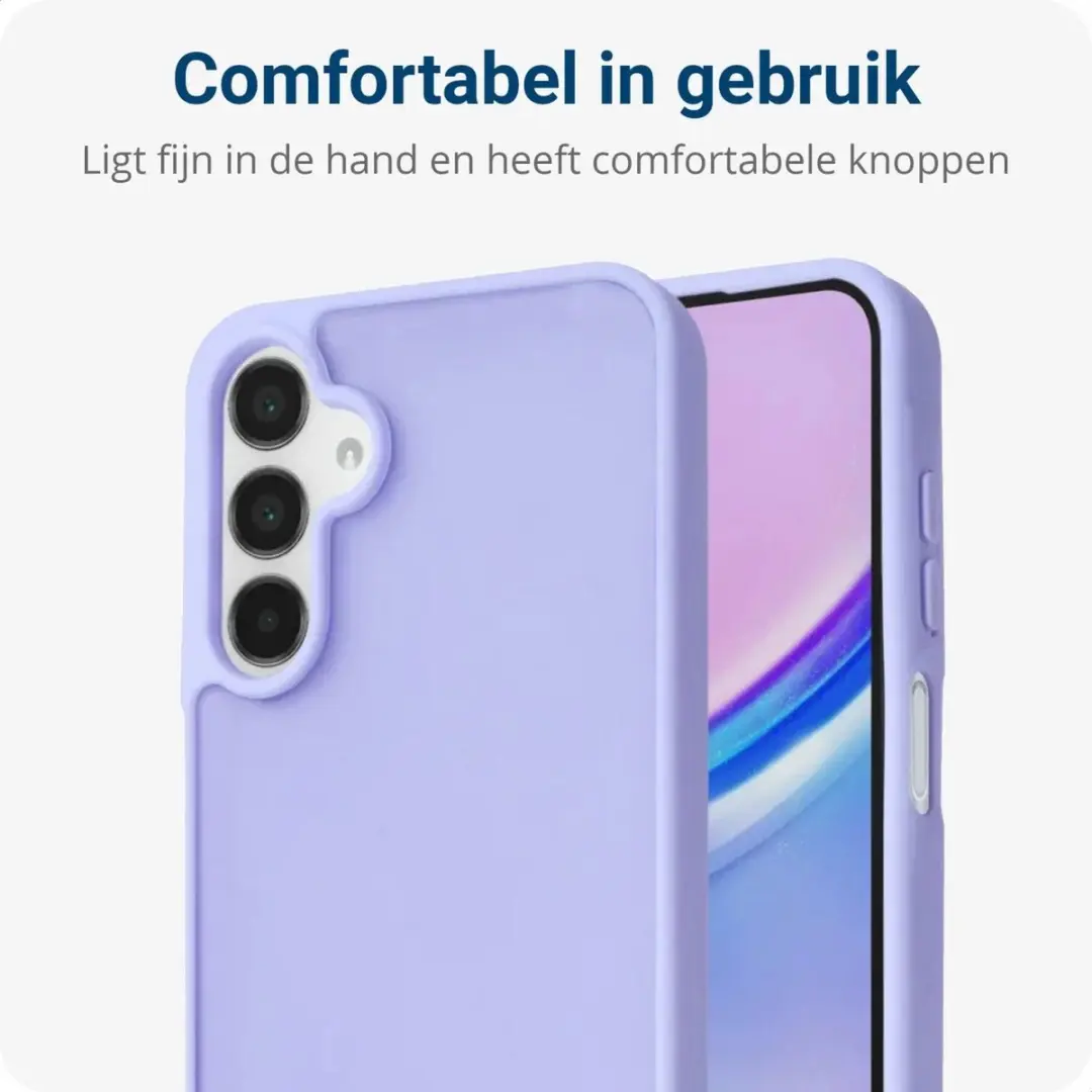 Selected Hoesje Samsung Galaxy A15 - Matte Paarse Back Cover