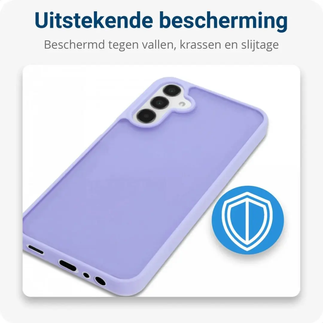 Selected Hoesje Samsung Galaxy A15 - Matte Paarse Back Cover