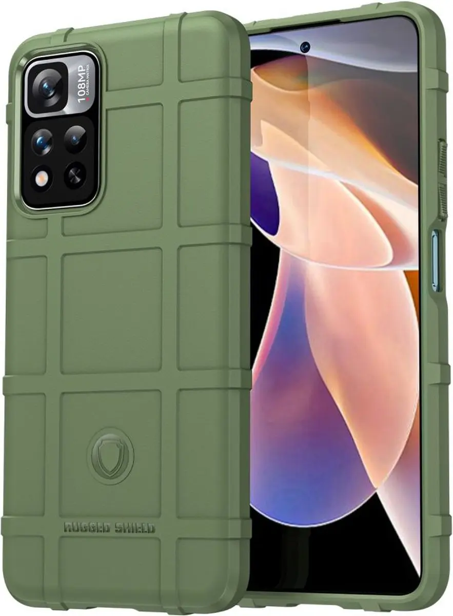 Selected Rugged Shield Hoesje Xiaomi Redmi Note 11 Pro 5G