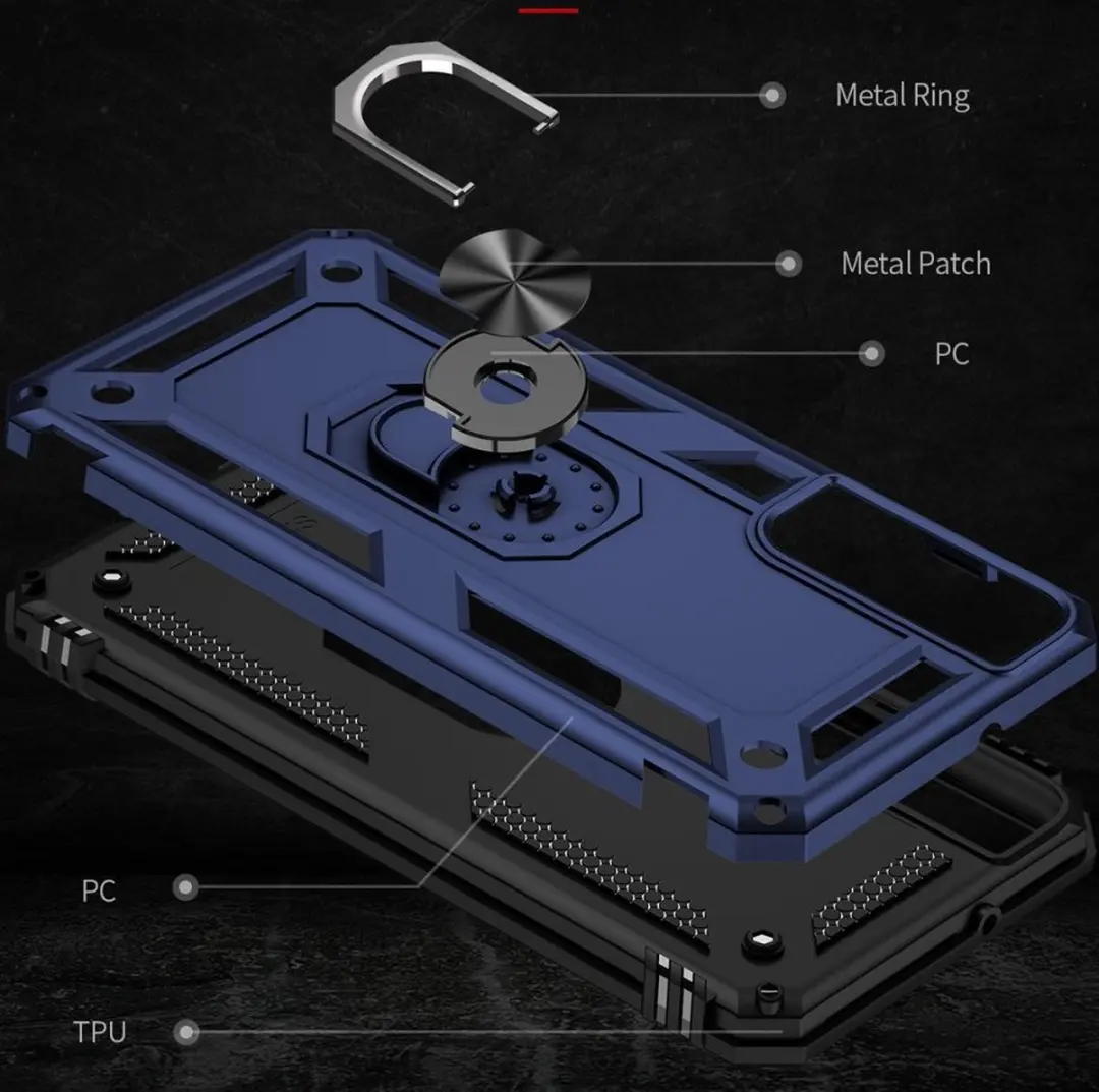 Selected Magnetisch Hoesje Samsung Galaxy S22 Plus - Blauw