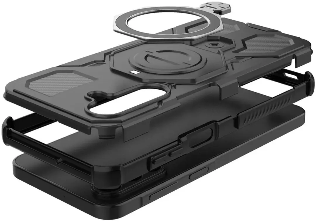 Selected Hoesje Samsung Galaxy A17 MagSafe Kickstand - Zwart