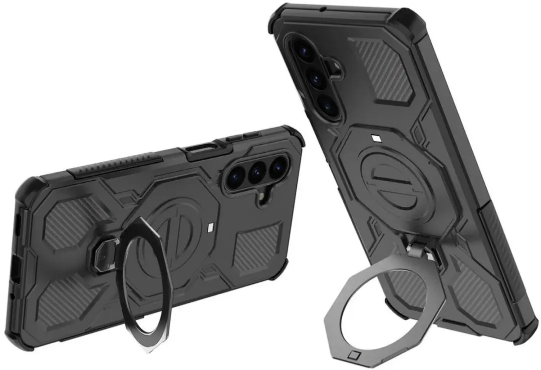 Selected Hoesje Samsung Galaxy A17 MagSafe Kickstand - Zwart