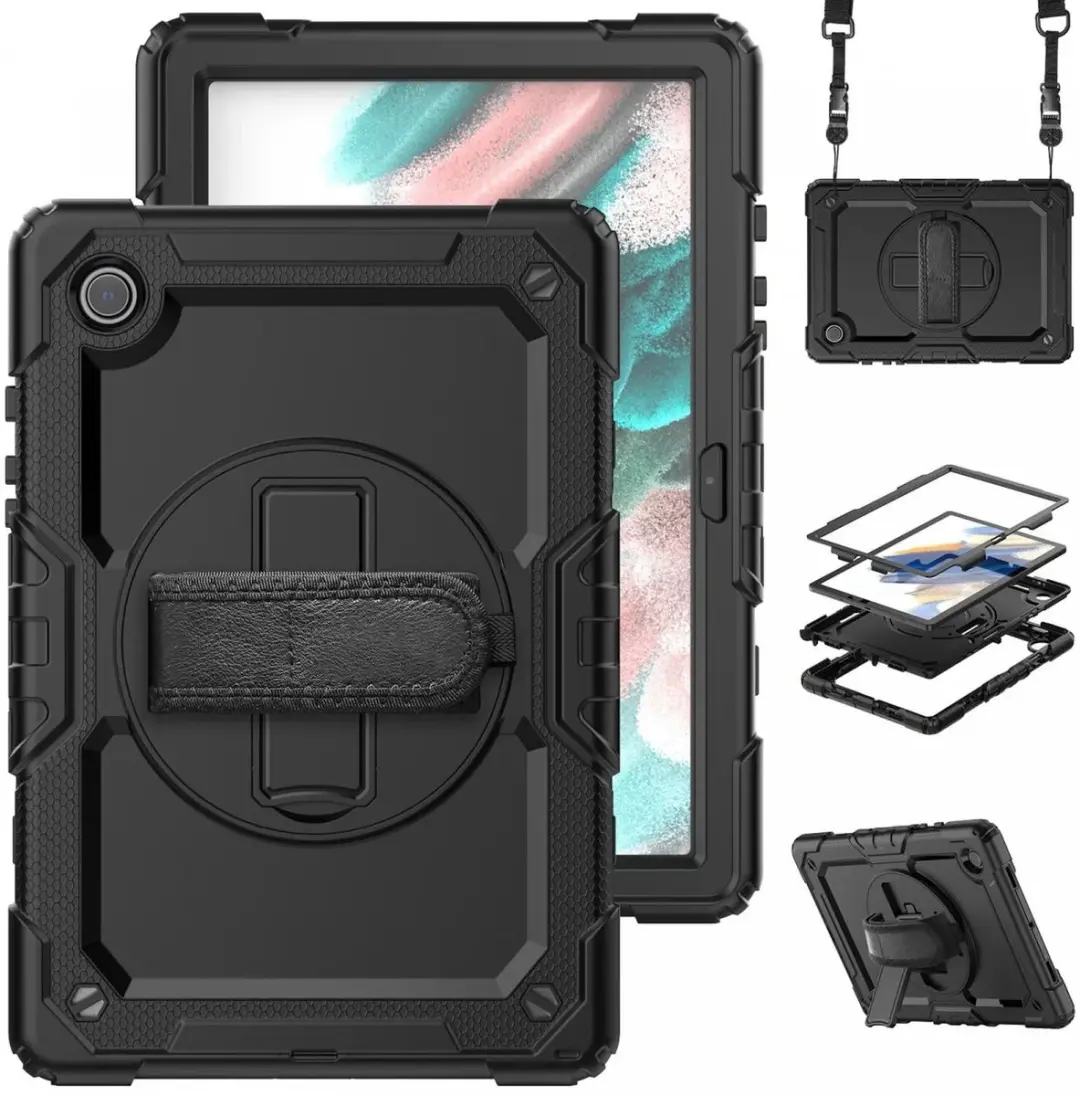 Selected by GSMpunt Samsung Galaxy Tab A8 Hoes - Zwart