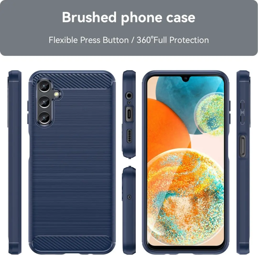 Selected Hoesje Blauw voor Samsung Galaxy A14